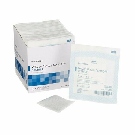 MCKESSON Sterile Gauze Sponge, 2 x 2 Inch, 3000PK 16-4228